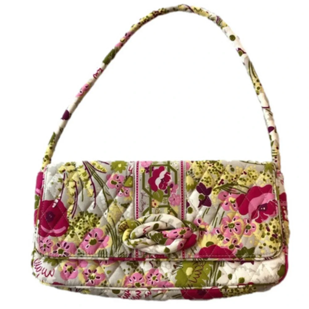 Vera Bradley Make Me Blush Clutch Shoulder Bag Handbag